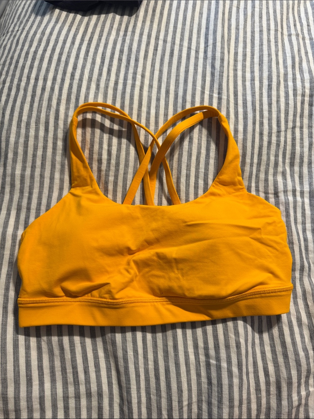 Lululemon Orange Sports Bra